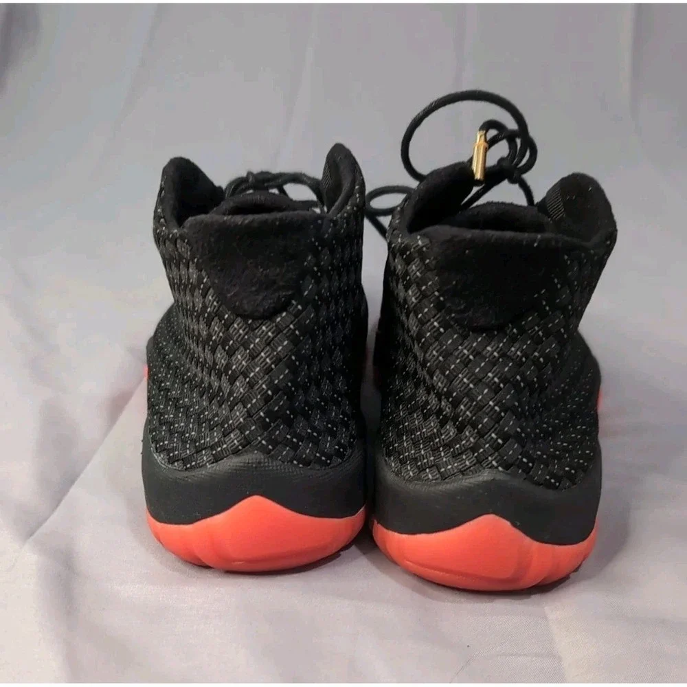 Nike Air Jordan Future Woven Sneakers –‎ Black / Infrared – Men's 9.5